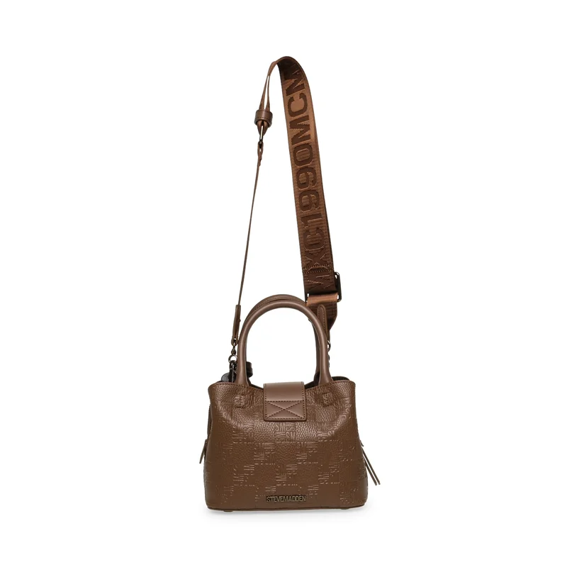 STEVE MADDEN Steve madden tenor-c women's brown/bronze satchel bag